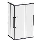 Душевое ограждение AM.PM Func Square Slide 120*90*200 профиль черный матовый без поддона Душевое ограждение AM.PM Func Square Slide 120*90*200 профиль черный матовый без поддона