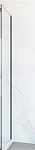 Душевая стенка боковая Vincea Como Soft VSG-1CS100CLGM 100*195 профиль вороненая сталь