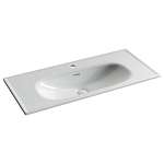Встраиваемая раковина Ceramicanova Sabo 100,5*46 с отверстием под смеситель белый глянец Встраиваемая раковина Ceramicanova Sabo 100,5*46 с отверстием под смеситель белый глянец