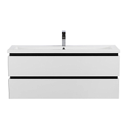 Тумба с раковиной Cezares Plane 120 Bianco Lucido (раковина CZR-8070-120)