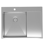 Кухонная мойка Санприз Averno SZ2365SS 65*50 с крылом полированная сталь