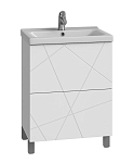Тумба под раковину Vigo Geometry 60 белая глянцевая Тумба под раковину Vigo Geometry 60 белая глянцевая