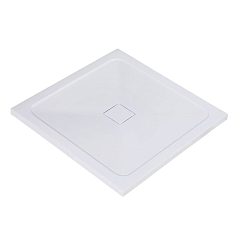 Душевой поддон WasserKRAFT Dinkel 58T03 90х90х4 белый глянец