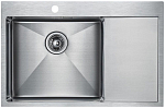 Кухонная мойка Paulmark Elde PM807851-BSL 78*51 с крылом сталь Кухонная мойка Paulmark Elde PM807851-BSL 78*51 с крылом сталь