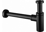 Сифон для раковины Paffoni Minimal ZACC240NO черный матовый Сифон для раковины Paffoni Minimal ZACC240NO черный матовый