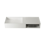 Раковина Vincea VWB-6S112MW 120*40 белая матовая с полкой L Раковина Vincea VWB-6S112MW 120*40 белая матовая с полкой L