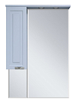 Зеркало-шкая Misty Терра 70 L серый с подсветкой Зеркало-шкая Misty Терра 70 L серый с подсветкой