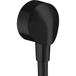 Шланговое подключение Hansgrohe Fixfit 27454670 черное матовое Шланговое подключение Hansgrohe Fixfit 27454670 черное матовое