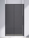 Душевая дверь в нишу Vincea Slim-N 140*195 стекло тонированное профиль черный матовый L/R без поддона Душевая дверь в нишу Vincea Slim-N 140*195 стекло тонированное профиль черный матовый L/R без поддона