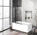 Душевая шторка на ванну BelBagno UNO-V-11-100/150-C-NERO 100*150 L/R Душевая шторка на ванну BelBagno UNO-V-11-100/150-C-NERO 100*150 L/R