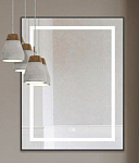 Зеркало BelBagno SPC-KRAFT-685-885-TCH-WARM 68,5*88,5 черное с Led-подсветкой сенсорный выключатель подогрев Зеркало BelBagno SPC-KRAFT-685-885-TCH-WARM 68,5*88,5 черное с Led-подсветкой сенсорный выключатель подогрев