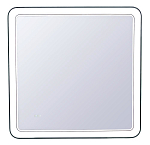 Зеркало Style Line Атлантика 80*80 c Led-подсветкой инфракрасный выключатель, часы