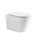Подвесной унитаз Ceruttispa FARO Aria Tornado 35,5*52 безободковый с крышкой-сиденьем микролифт Slim Подвесной унитаз Ceruttispa FARO Aria Tornado 35,5*52 безободковый с крышкой-сиденьем микролифт Slim