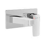 Внешняя часть смесителя Vitra Root Square A42738EXP для раковины хром