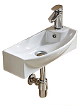 Раковина WeltWasser Aisbach 7940 GL-WT R 40*22 глянцевая белая Раковина WeltWasser Aisbach 7940 GL-WT R 40*22 глянцевая белая