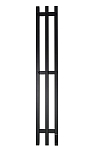 Электрический полотенцесушитель Grois Trio GR-128 П3 19*120 R черный матовый Электрический полотенцесушитель Grois Trio GR-128 П3 19*120 R черный матовый