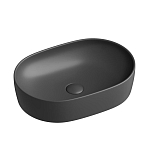 Накладная раковина Ceramicanova Element 60*41,5 темный антрацит матовый Накладная раковина Ceramicanova Element 60*41,5 темный антрацит матовый