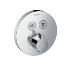 Внешняя часть для термостата Hansgrohe Shower Select S 15743000 для 2 потребителей Внешняя часть для термостата Hansgrohe Shower Select S 15743000 для 2 потребителей
