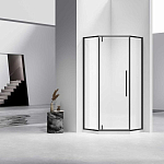 Душевой уголок Vincea Slim-N 100*100*195 L/R профиль черный матовый без поддона Душевой уголок Vincea Slim-N 100*100*195 L/R профиль черный матовый без поддона