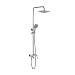 Душевая стойка Haiba HB23505-8 с изливом белая/хром Душевая стойка Haiba HB23505-8 с изливом белая/хром
