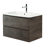 Тумба с раковиной BelBagno Albano-Cer 80 Rovere Nature Grigio Тумба с раковиной BelBagno Albano-Cer 80 Rovere Nature Grigio