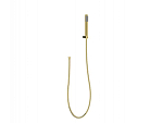 Душевая лейка BelBagno Uno UNO-DFS-ORO со шлангом и держателем, золото