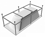 Каркас Relisan 140х70 (приобретается в комплекте с ванной)
