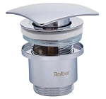 Донный клапан Raiber RLET-58 с переливом хром Донный клапан Raiber RLET-58 с переливом хром