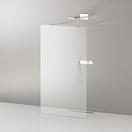 Душевая перегородка Cezares LIBERTA-L-2-110-C-Cr Walk-in 110*195 L/R с возможностью двустороннего входа без поддона Душевая перегородка Cezares LIBERTA-L-2-110-C-Cr Walk-in 110*195 L/R с возможностью двустороннего входа без поддона