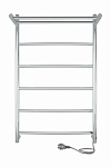 Электрический полотенцесушитель Indigo Arc 50*80 L/R с полкой серебристый Электрический полотенцесушитель Indigo Arc 50*80 L/R с полкой серебристый