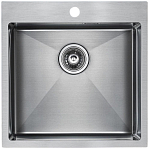 Кухонная мойка Paulmark Velten PM905151-BS 51*51 сталь Кухонная мойка Paulmark Velten PM905151-BS 51*51 сталь
