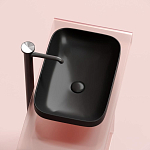 Накладная раковина Ceramicanova Element 50*35,9 черная матовая Накладная раковина Ceramicanova Element 50*35,9 черная матовая