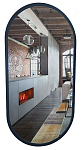 Зеркало Silver Mirrors Виола-лофт 50*100 в пластиковой раме черное Зеркало Silver Mirrors Виола-лофт 50*100 в пластиковой раме черное