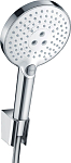 Душевая лейка Hansgrohe Raindance Select S 120 26721400 с держателем и шлангом 160см хром/белый Душевая лейка Hansgrohe Raindance Select S 120 26721400 с держателем и шлангом 160см хром/белый