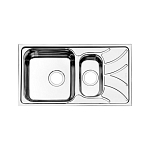 Кухонная мойка Iddis Arro S ARR78S1i77 78*44 нерж. сталь, шелк, 1 1/2 Кухонная мойка Iddis Arro S ARR78S1i77 78*44 нерж. сталь, шелк, 1 1/2