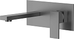 Смеситель D&K Bayern Liszt DA1514406 для раковины скрытый монтаж серый графит