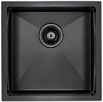 Кухонная мойка Paulmark Aller PM904444-GM 44*44 вороненая сталь Кухонная мойка Paulmark Aller PM904444-GM 44*44 вороненая сталь
