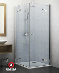 Душевой уголок Roth Corner Elegant BR 80*80*205 с поддоном Душевой уголок Roth Corner Elegant BR 80*80*205 с поддоном