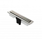 Душевой лоток Berges C1 Brise 400 вертикальный выпуск матовый хром Душевой лоток Berges C1 Brise 400 вертикальный выпуск матовый хром