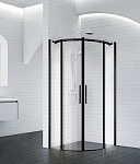 Душевой уголок BelBagno Acqua R-2-100-C-NERO 100*100*195 черный без поддона Душевой уголок BelBagno Acqua R-2-100-C-NERO 100*100*195 черный без поддона