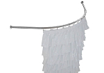 Карниз для ванны Excellent Glamour 150х150 серебро Карниз для ванны Excellent Glamour 150х150 серебро