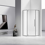 Душевой уголок Vincea Slim-N 90*90*195 L/R профиль вороненая сталь без поддона Душевой уголок Vincea Slim-N 90*90*195 L/R профиль вороненая сталь без поддона