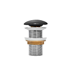 Донный клапан Iddis Optima Home OPHBM00i88 1 1/4 черный матовый без перелива Донный клапан Iddis Optima Home OPHBM00i88 1 1/4 черный матовый без перелива