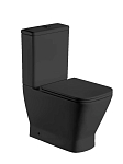 Унитаз-компакт WeltWasser Rotbach 001 MT-BL 34*60,5 черный матовый безободковый с крышкой-сиденьем микролифт Slim Унитаз-компакт WeltWasser Rotbach 001 MT-BL 34*60,5 черный матовый безободковый с крышкой-сиденьем микролифт Slim