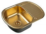 Кухонная мойка Zorg PVD 62*39 с крылом Кухонная мойка Zorg PVD 62*39 с крылом