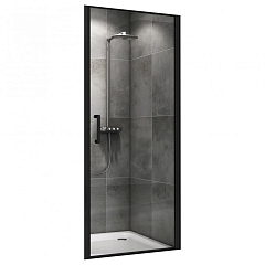 Душевая дверь в нишу ABBER Sonnenstrand AG04080B 80*209 L/R с поддоном 80*80*14