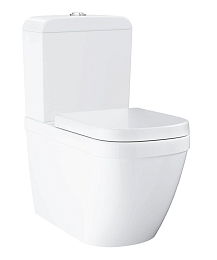 Напольный унитаз Grohe Euro Ceramic 37,4*67 безободковый с крышкой-сиденьем микролифт