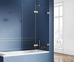 Душевая шторка на ванну New Trendy Avexa Gold Brushed EXK-2019 140*150 R Душевая шторка на ванну New Trendy Avexa Gold Brushed EXK-2019 140*150 R