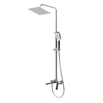 Душевая стойка Grossman Cosmo 500.K35.02.100 с верхним душем, ручной лейкой и смесителем, хром глянцевый Душевая стойка Grossman Cosmo 500.K35.02.100 с верхним душем, ручной лейкой и смесителем, хром глянцевый