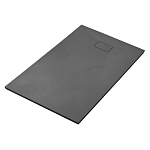 Душевой поддон WasserKRAFT Elbe 74T06 120х80х2,6 черный матовый/текстура - камень Душевой поддон WasserKRAFT Elbe 74T06 120х80х2,6 черный матовый/текстура - камень